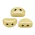 Kos® par Puca®bead - Opaque Beige Ceramic Look -3x6mm
