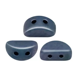 Kos par Pucagyöngy - Matte Metallic Blue Night - 3x6mm