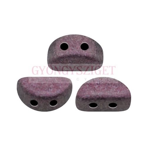 Kos® par Puca®gyöngy - Metallic Mat Dark Violet - 3x6mm