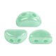 Kos® par Puca®gyöngy - Green Aqua Opal Luster - 3x6mm