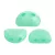 Kos® par Puca®gyöngy - Green Aqua Opal Matt - 3x6mm