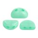 Kos® par Puca®gyöngy - Green Aqua Opal Matt - 3x6mm