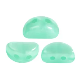 Kos® par Puca®gyöngy - Green Aqua Opal - 3x6mm