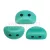 Kos® par Puca®gyöngy - Opaque Green Turquoise - 3x6mm