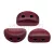 Kos® par Puca®gyöngy - Opaque Light Coral Burgundy - 3x6mm