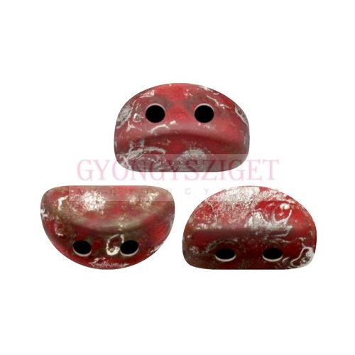 Kos® par Puca®gyöngy - Opaque Light Coral Ladybug - 3x6mm