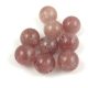 Strawberry quartz - round bead - 8mm