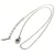 Chain - stainless steel - Platinum Colour - 40+2 cm