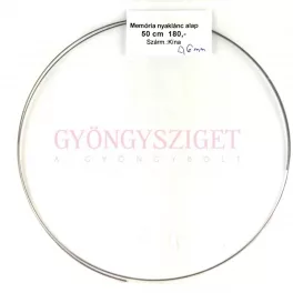 Necklace Base - Memory - Platinum Colour - 50cm