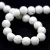 Lavastone - round bead - White - 6mm