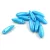 Dagger - Czech Glass Bead - Pearl shine blue - 3x11 mm