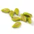 Czech Glass Bead - Leaf -  Light Green Gold  - 6x12mm