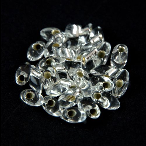 Miyuki long magatama gyöngy  - 1 - Silver Lined Crystal