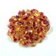 Miyuki Long Magatama Japanese Seed Bead  - 363 - Pink Lined Amber