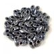 Miyuki Long Magatama Japanese Seed Bead  - 451 - Hematite