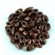Miyuki Long Magatama Japanese Seed Bead  - 457b - Metallic Dark Raspberry Iris