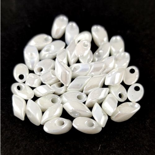 Miyuki Long Magatama Japanese Seed Bead  - 591 - Ivory Pearl Ceylon