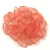 Miyuki long magatama gyöngy  - 2103f -Transparent Matte Rose