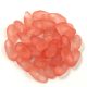 Miyuki Long Magatama Japanese Seed Bead  -  2103f - Transparent Matte Rose