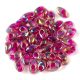 Miyuki Long Magatama Japanese Seed Bead  - 2170 - Fuchsia Lined Smoky Amethyst AB