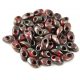 Miyuki Long Magatama Japanese Seed Bead  - 4513L - Opaque Red Picasso Luster