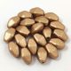 Czech glass bead - Long Bicone - 8x6mm - Aztec Gold
