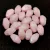 Czech glass bead - Long Bicone - 8x6mm - Milky White Light Pink