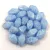 Czech glass bead - Long Bicone - 8x6mm - Milky White Light Sapphire