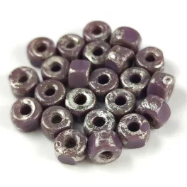   Matubo kásagyöngy - 3 oldalon csiszolt - Purple Rembrandt - 2/0