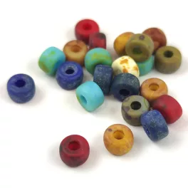 Matubo kásagyöngy - Matt Travertine Mix - 2/0