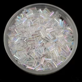 Miyuki Bugle Japanese Seed Bead - 54 - Crystal AB - 3mm