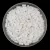 Miyuki Bugle Japanese Seed Bead - 402f - Opaque Frosted White - 3mm