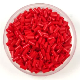 Miyuki Bugle Japanese Seed Bead - 408 - Opaque Red - 3mm