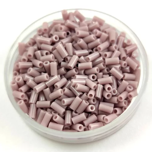 Miyuki Bugle Japanese Seed Bead - 410 - Opaque Mauve - 3mm