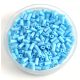 Miyuki Bugle Japanese Seed Bead - 413fr - Matt Opaque Turquoise Blue AB - 3mm