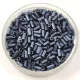 Miyuki Bugle Japanese Seed Bead - 2001 - Matte Metallic Gunmetal - 3mm