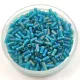 Miyuki Bugle Japanese Seed Bead - 2405fr - Frosted Teal AB - 3mm