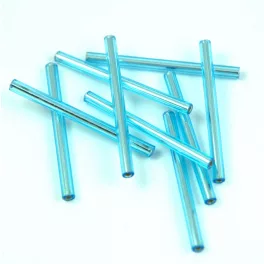 Miyuki szalma gyöngy - Silver Lined Aqua - 30mm