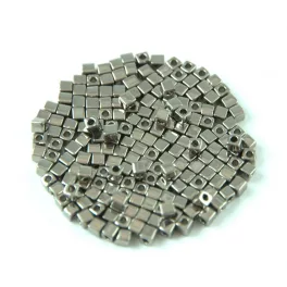 Miyuki kocka gyöngy - 190 - Nickel (Dark Silver)- 1.8mm