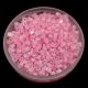 Miyuki kocka gyöngy - 207 - Pink Lined Crystal - 1.8mm