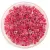 Miyuki Cube Japanese Glass Bead - 208 - Carnation Pink Lined Crystal - 1.8mm