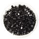 Miyuki Cube Japanese Glass Bead - 401 - Opaque Black - 1.8mm