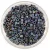 Miyuki kocka gyöngy - 401fr - Opaque Black Matt AB - 1.8mm