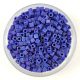 Miyuki Cube Japanese Glass Bead - 414fr - Opaque Matt Cobalt AB - 1.8mm