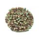 Miyuki Cube Japanese Glass Bead - 2035 - Matte Metallic Khaki Iris - 1.8mm