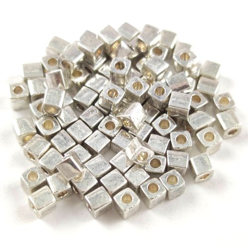 Miyuki kocka gyöngy - 1051 - Galvanized Silver - 3mm