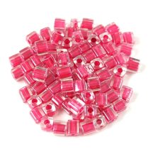  Miyuki kocka gyöngy - 2603 - Sparkling Rose Lined Crystal - 3mm