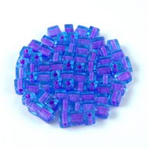 Miyuki kocka gyöngy - 2640 - lavender lined blue - 3mm