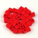 Miyuki kocka gyöngy - 407 - Opaque Red - 4mm