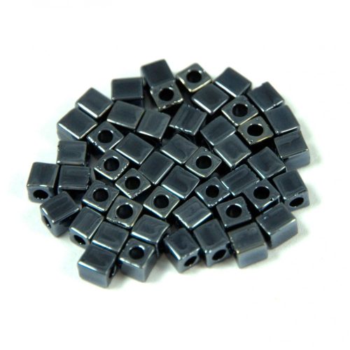 Miyuki kocka gyöngy - 0451 - Metallic Gunmetal (Hematit) - 4mm